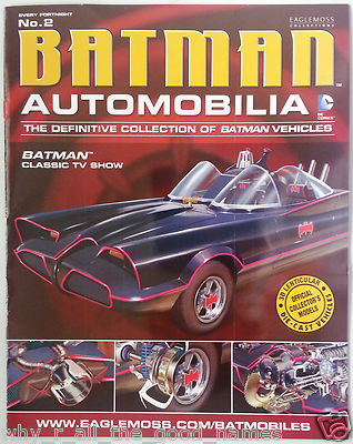 Eaglemoss BATMAN Automobilia #2 Batman 1966 TV Barris Batmobile ...