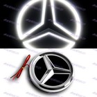 5D LED Car Tail Logo White Light Badge Emblem Light For Mercedes-Benz C S GL AMG