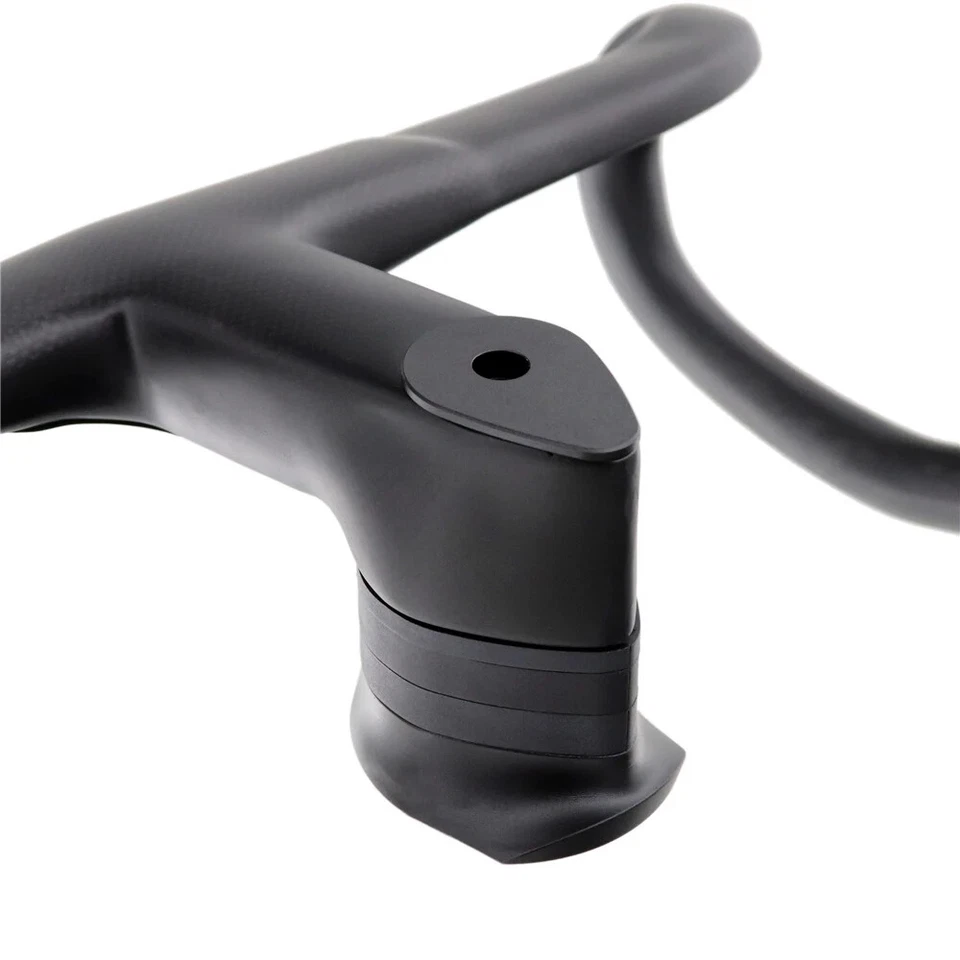 Manillar de carretera integrado Carbon Aero 380/400/420/440 mm con piezas de montaje gratuitas Foto 4 de 4