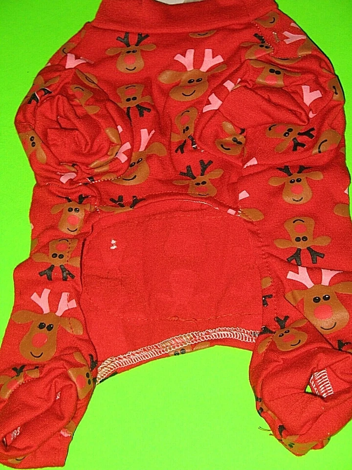Pet Central Boutique Pajamas Dog  Size XS "Santa's Little Helper" New - Image 4 of 4