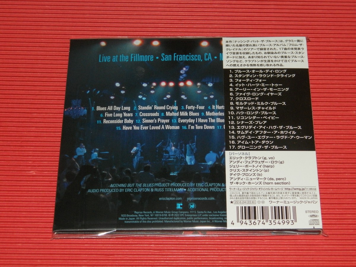 4BT ERIC CLAPTON NOTHING BUT THE BLUES JAPAN CD | eBay