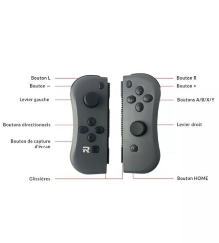 Controller Compatibile Nintendo Switch Joystick Coppia Sinistro / Destro JOY C - Foto 5 di 5