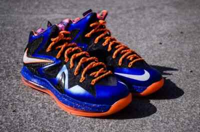 Nike Air Max Lebron 10 X P.S. Elite SZ 9 Super Hero Blue King