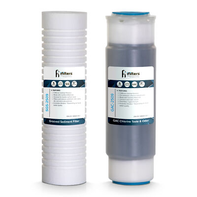 iFilters LWH-D Version 2 OEM Replacement Filter Set Sediment, Rust & CTO Filters