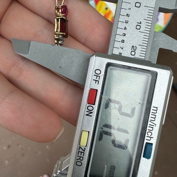 Custom made solid 10k/14k gold engine ruby/garnet… - image 7