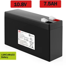 10.8 Volt 7.5Ah Rechargeable Lithium Iron LiFePO4 Phosphate Battery Built-in BMS