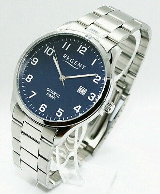   Regent Herrenuhr F-1179 Edelstahl  