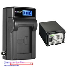 Kastar BP-827 Battery LCD Wall Charger for Canon BP-809 BP809 BP-809/B BP-809/S