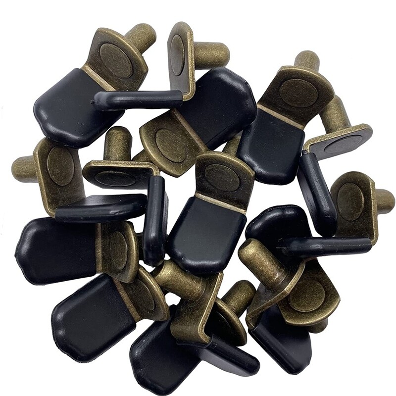 Bronze Shelf Pins, Glass Supports Furniture Closet Bookcase