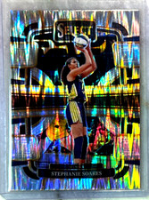 Stephanie Soares 2024 Panini Select WNBA Silver Flash Prizm Card- #7 Wings