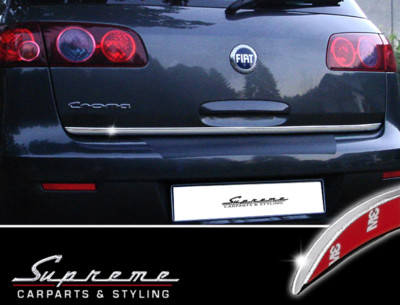 für FIAT Croma II Typ 194 - 3M Chrom Zierleiste Heckleiste Kantenschutz Tuning