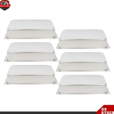 1/1 4" Deep Thickened Standard Kitchen Utensils 6 Set Stainless Steel Hotel Pans