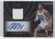 2019-20 Panini Select Rookie Jersey 143/199 PJ Washington Jr #RJA-PJW Auto 9hx