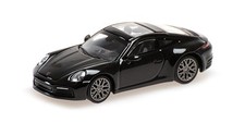 Minichamps 870068321 1/87 PORSCHE 911 992 CARRERA 4S 2019 BLACK Model Car