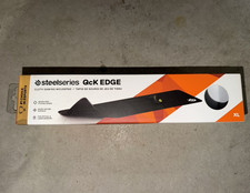 SteelSeries QcK Edge XL Large Cloth Gaming Mouse Pad Plain Black 35x14 in