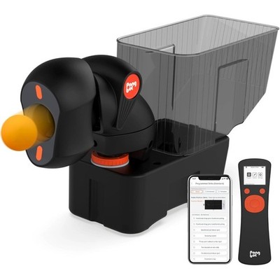 Table Tennis Robot: APP Control 264 Drills, Portable Ping Pong Machine with