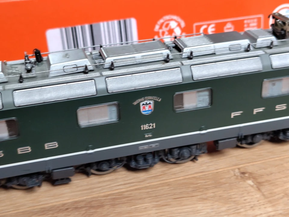 Roco SBB 63730 Re 6/6 11621 digital Zimo Sound Decoder LED-Beleuchtung in OVP - Bild 2 von 4