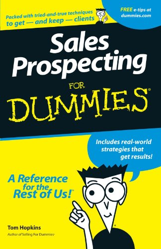Sales Prospecting For Dummies - Hopkins, Tom