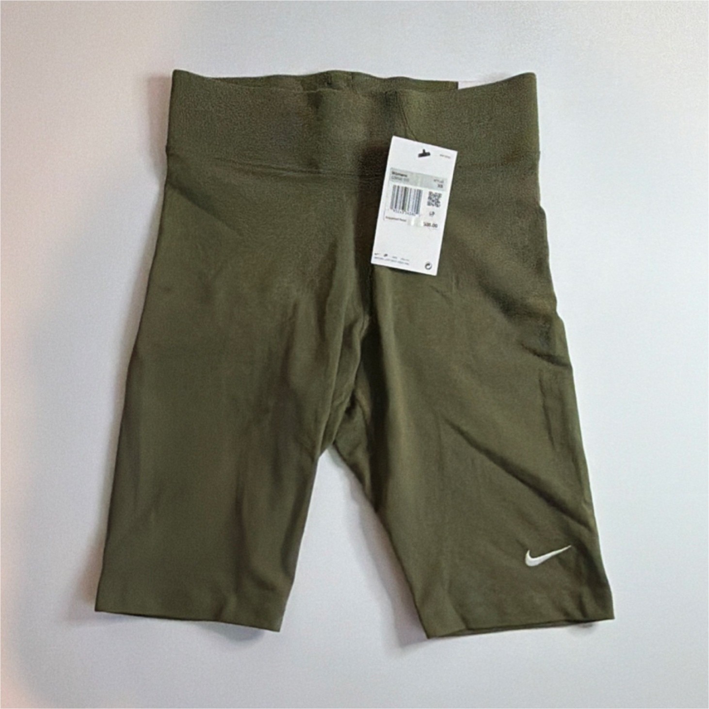 Nike One Women’s Green Dri-FIT Biker Shorts 8