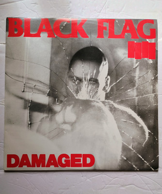 Black Flag: Damaged SST 007 Reissue 1984  VG++/VG  LP