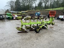 Dowdswell Dp7 4 Furrow Reversible Plough. Discs Harrow Tractor Loader Trailer