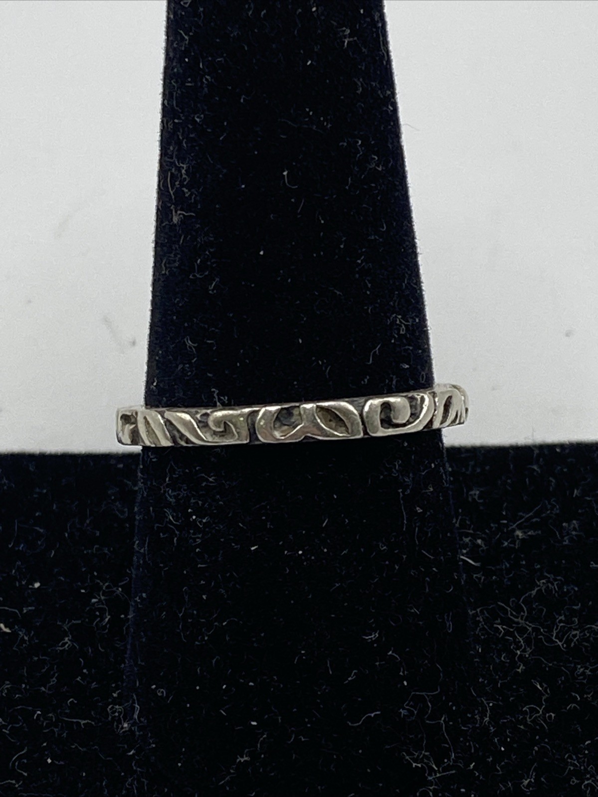 Silpada Sterling Silver Scroll Stackable Band Rin… - image 4