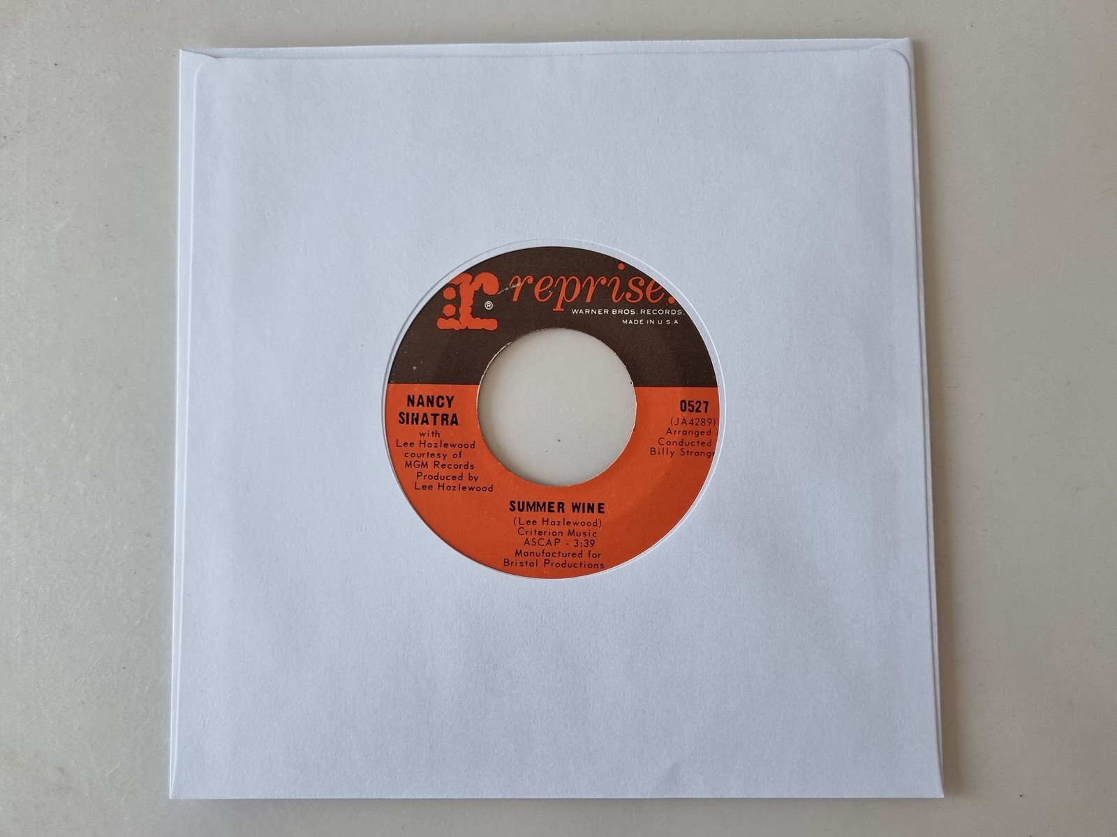 Nancy Sinatra - Sugar Town / Summer Wine 7'' Vinyl US