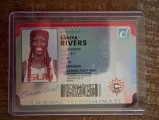 Saniya Rivers 2026 WNBA Donruss License to Dominate SSP #7 Sun