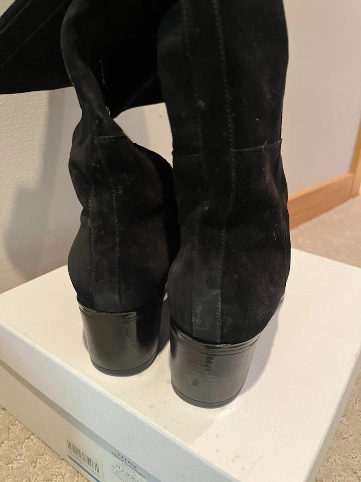 Botas hasta la rodilla de gamuza para mujer de Santoni hechas en Italia talla 40 Foto 2 de 4
