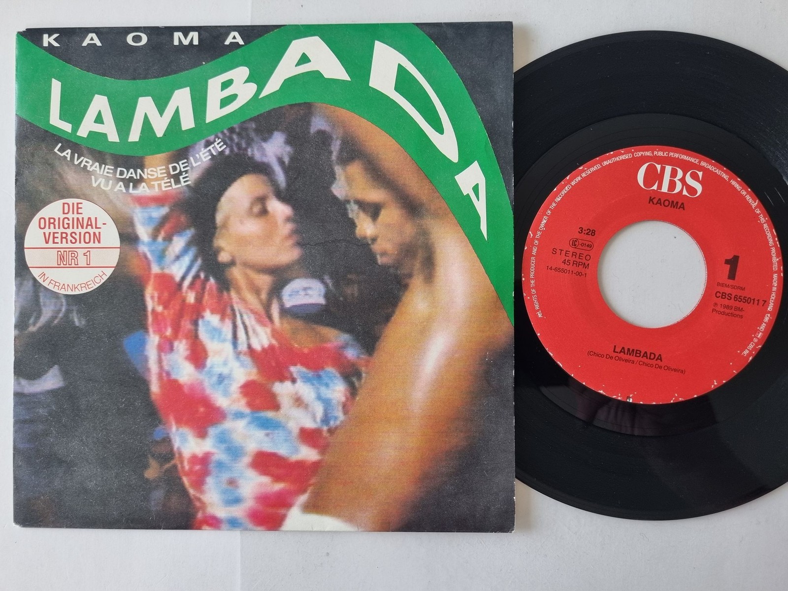 Kaoma - Lambada 7'' Vinyl Europe