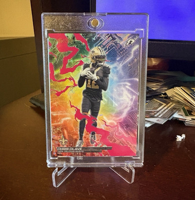 Panini Chris Olave New Orleans Saints Serial Numbered #205/299 NFL Card