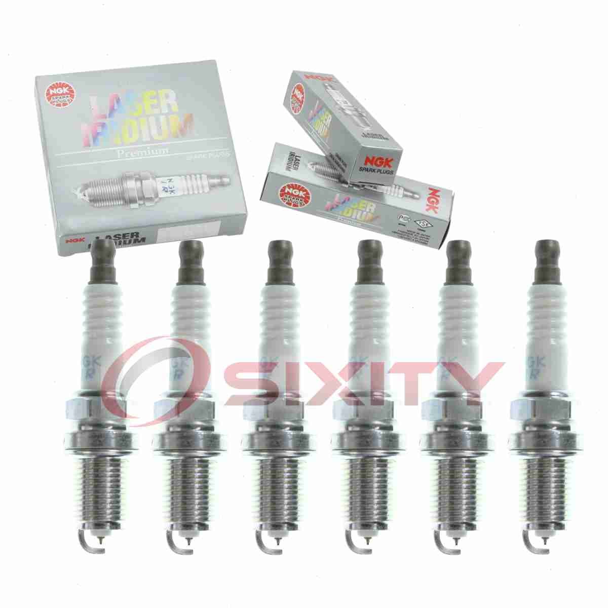 6 pc NGK Laser Iridium Spark Plugs for 2004-2005 Chrysler Sebring 3.0L V6 xf