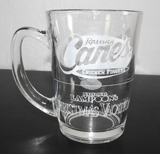 Raising Cane's Etched Glass Mug National Lampoons Christmas Vacation MOOSE