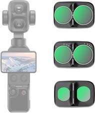 NEEWER 3 Filter Set Compatible with DJI Osmo Pocket 4P Xtra Muse 2 Pro