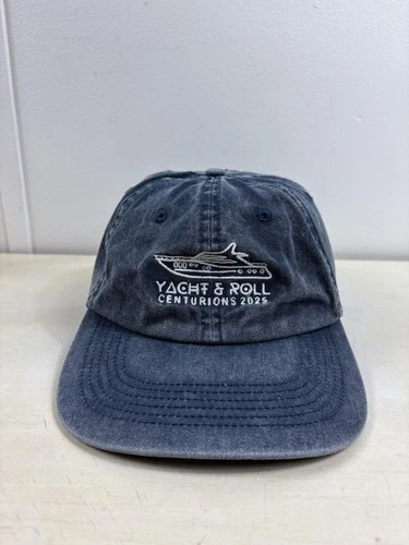Yacht & Roll Centurions Hat 2025 Cap Strap Back Blue Embroidered Dad Style