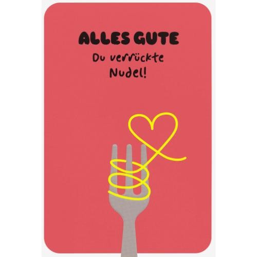Allgemeine WüNsche Unverpackte GlüCkwunschkarte Mit Briefumschlag Alles Gute Du-image