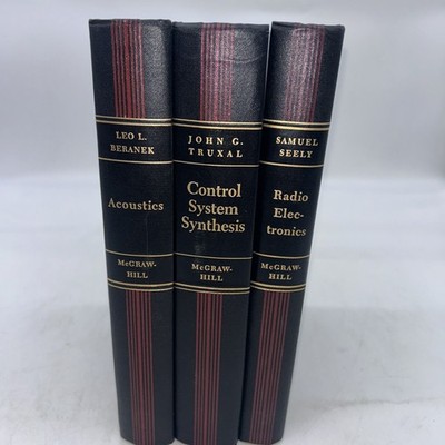 Lot 3 McGraw-Hill Electrical and Electronic Engineering Series Vintage Textbooks