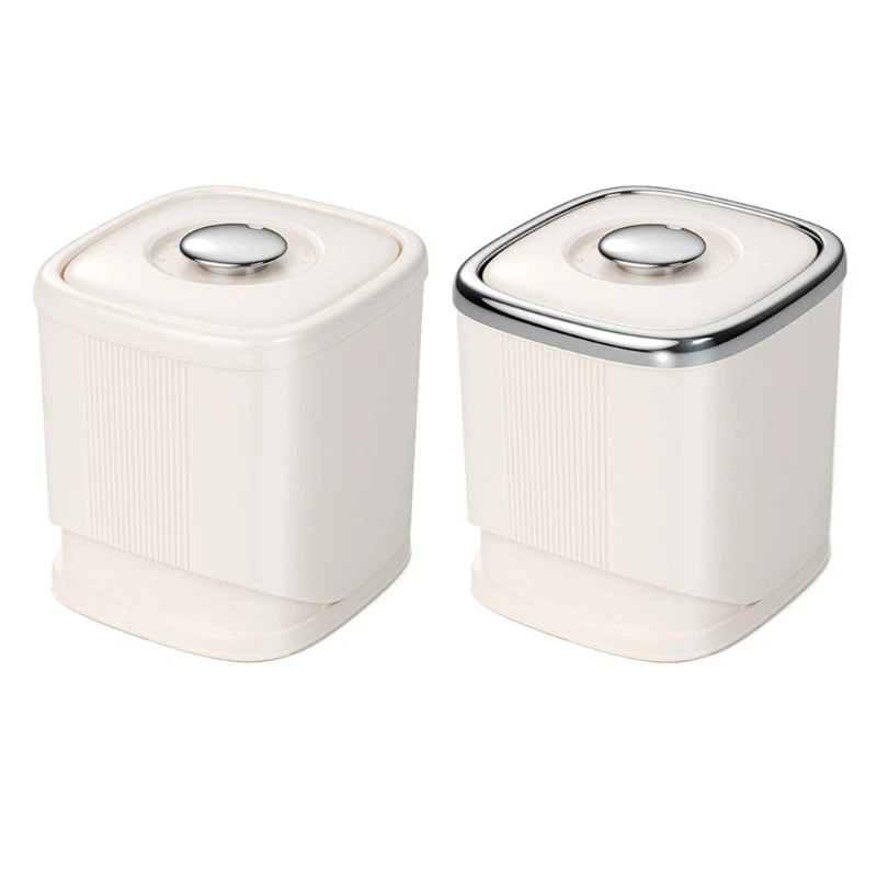 Moisture Proof Cereal Dispenser Storage Bucket With Measuring Cup For Easy Use