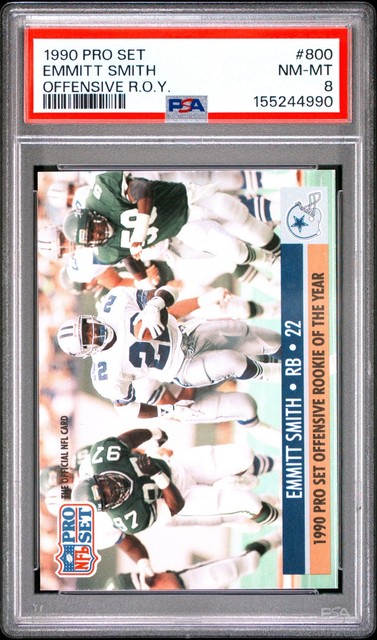 Emmitt Smith 1990 Pro Set Offensive Rookie of the Year