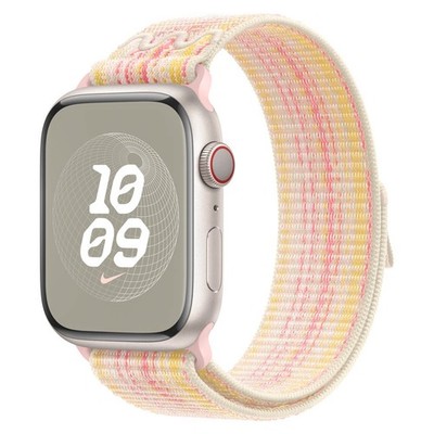 Nike Sport Loop Armband für Apple Watch | 44/45/46/49 mm - Starlight & Pink