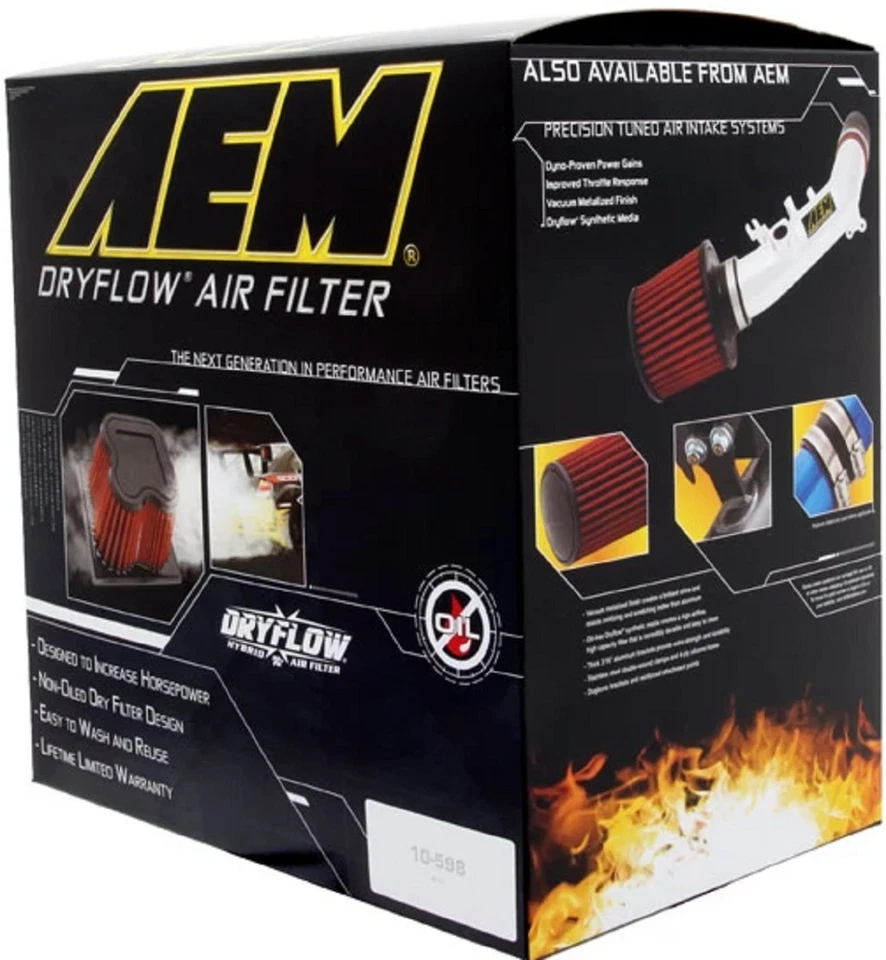 Filtro de aire seco sintético de flujo seco AEM AE-07087 para Ram 2500 3500 4500 Cummins Foto 2 de 4