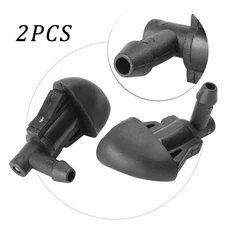 Fit Chevrolet Cruze Black 2x Front Windshield Washer Nozzle Front Jet
