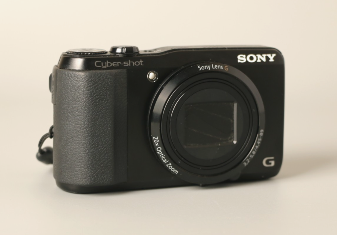Sony Cyber-shot DSC-HX30V 18.2MP Digital Camera Black GPS Wi-Fi