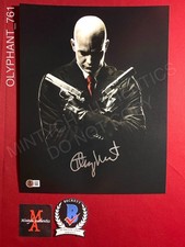 Timothy Olyphant autographed signed 11x14 photo Hitman Beckett COA