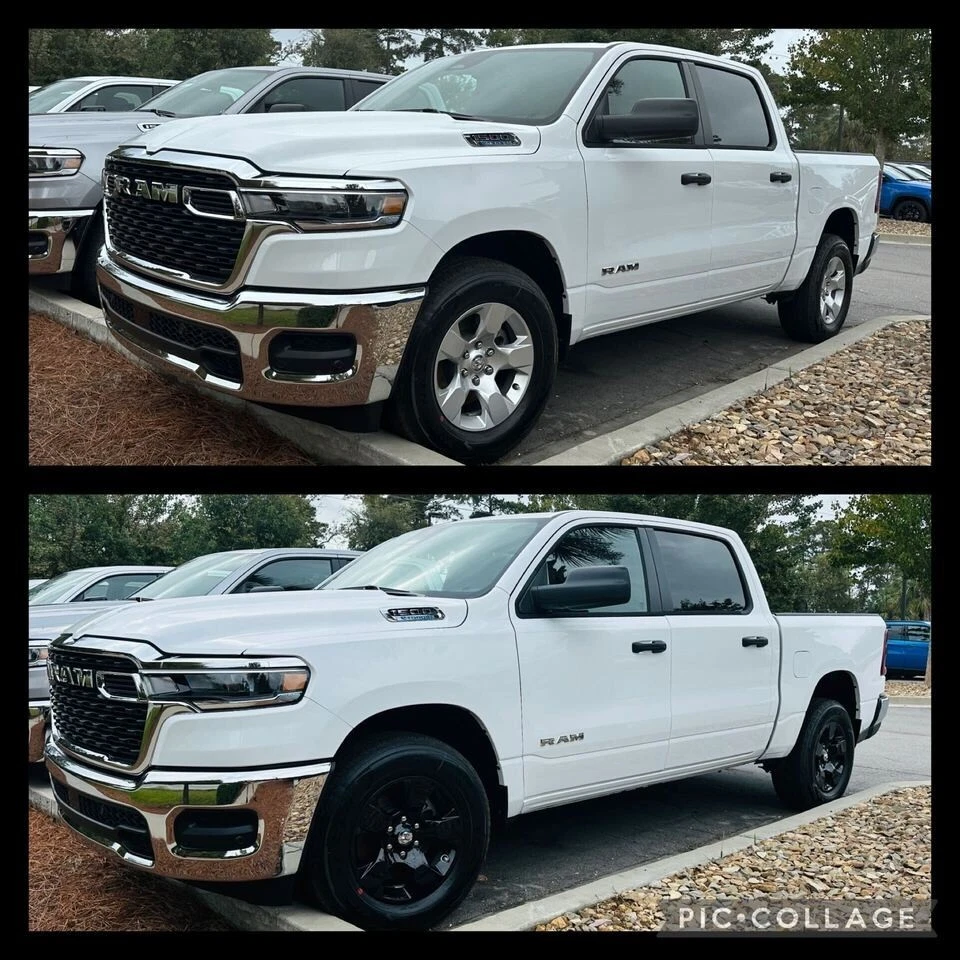 Set of 4 Gloss Black 18 inch Impostor Wheel Skins for 19-22 Ram 1500 Rim Covers - Image 2 of 2