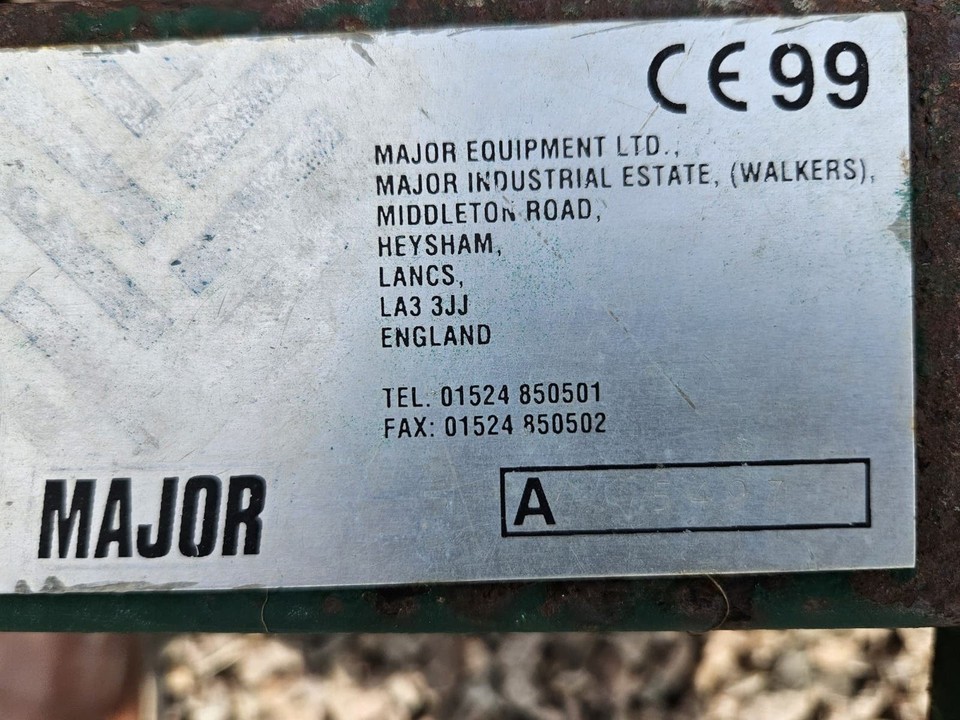 MAJOR 6ft Paddock topper, 3 point linkage mounted | eBay UK