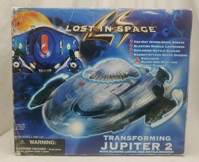 Lost in Space Transforming Jupiter 2 Spaceship Lights & Sounds 1997 Trendmaster