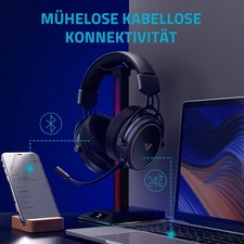 Rapoo VH800 Wireless Gaming Headset Bluetooth 7.1 Surround Sound 46H Battery Mic