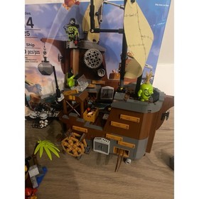 Lego 75825 Angry Birds Movie Piggy Pirate Ship 620pcs 7-14
