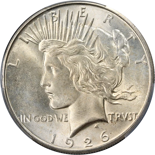 1926-S Peace Dollar PCGS MS63 Nice Eye Appeal Nice Strike